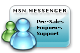 Speak to us via MSN Messenger